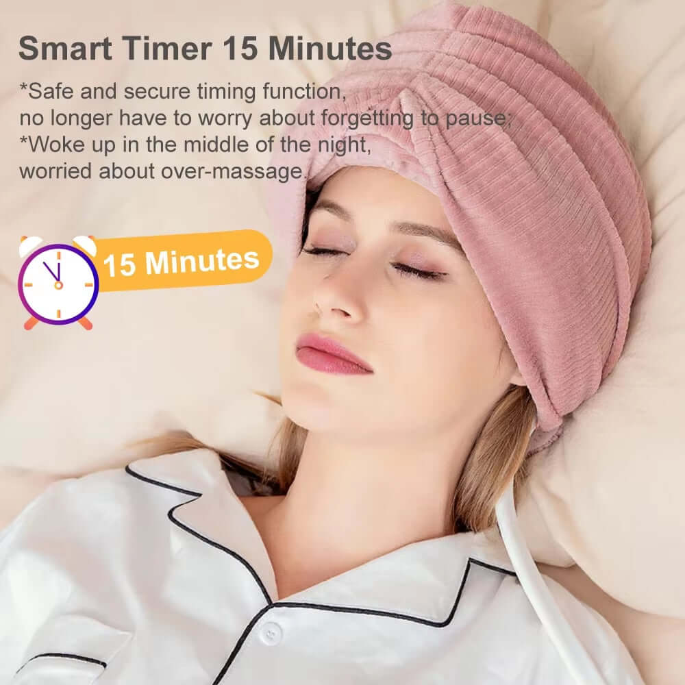 Electric Airbag Head Massager Vibration Air Compression Deep Kneading SPA for Headache Migraine Stress Relief Sleep Health Care masajeador antiestrés