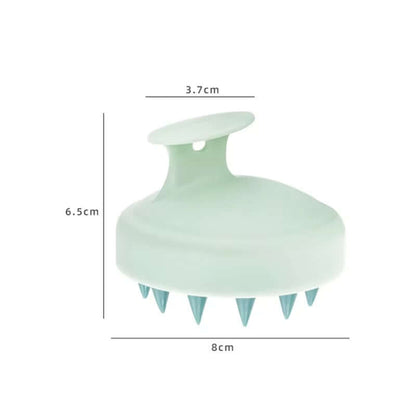 Silicone Shampoo Scalp Hair Massager Head Body Scalp Massage Brush Comb Hair Washing Comb Shower Brush Bath Spa Massage Brush Scalp Detox Brush