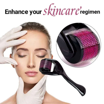 Micro Needling 540 Roller Derma Roller Professional Titanium Dermaroller 0.2/0.25/0.3Mm Hair Regrowth Beard Growth Treatment